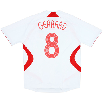 2007-08 Liverpool Away Shirt Gerrard #8 - 5/10 - (XL)