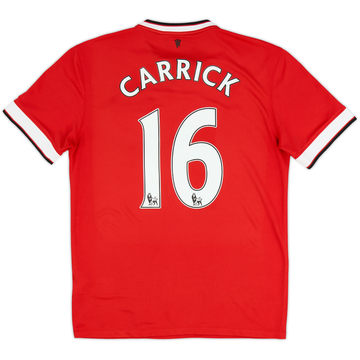 2014-15 Manchester United Home Shirt Carrick #16 - 6/10 - (M)
