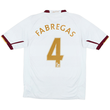 2007-08 Arsenal Away Shirt Fabregas #4 - 9/10 - (XL.Boys)