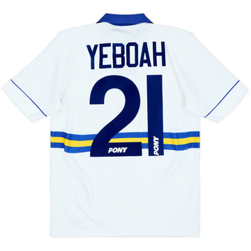 1993-95 Leeds United Home Shirt Yeboah #21 - 8/10 - (S)