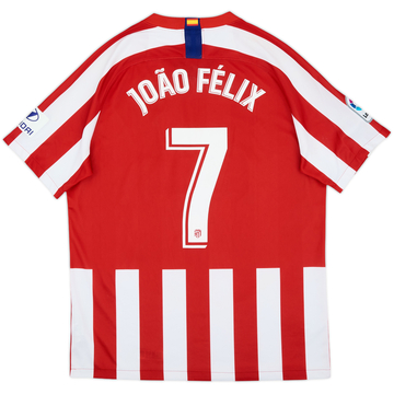 2019-20 Atletico Madrid Home Shirt Joao Felix #7 - 8/10 - (L)