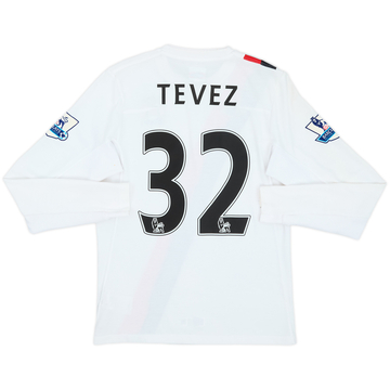 2009-11 Manchester City Third L/S Shirt Tevez #32 - 8/10 - (XL.Boys)