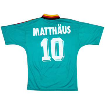 1994-96 Germany Away Shirt Matthaus #10 - 10/10 - (M)