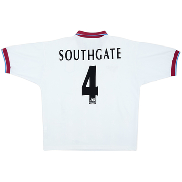 1996-98 Aston Villa Away Shirt Southgate #4 - 8/10 - (L)