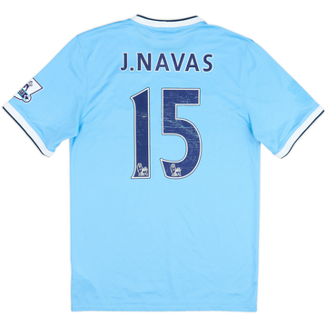 2013-14 Manchester City Home Shirt J.Navas #15 - 5/10 - (S)