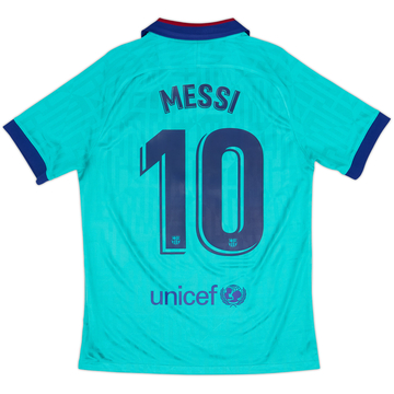 Camiseta de la tercera equipación CL del Barcelona 2019-20 Messi #10 - 8/10 - (M)