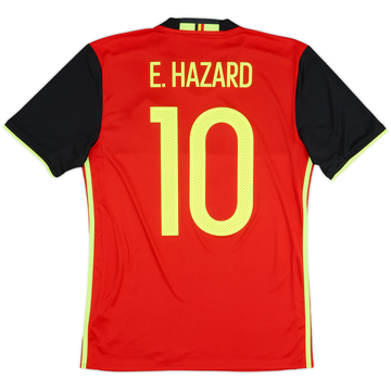 2016-17 Belgium Home Shirt E. Hazard #10 - 10/10 - (S)