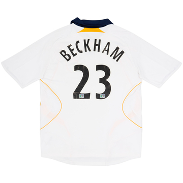 2007-08 LA Galaxy Home Shirt Beckham #23 - 4/10 - (L)