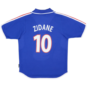 2000-02 France Home Shirt Zidane #10 - 6/10 - (L.Boys)