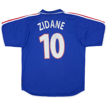 2000-02 France Home Shirt Zidane #10 - 5/10 - (M)