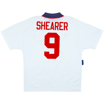 1993-95 England Home Shirt Shearer #9 - 5/10 - (L)