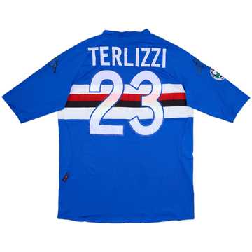 2006-07 Sampdoria Match Issue Home Shirt Terlizzi #23