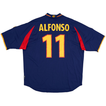 2000-02 Spain Away Shirt Alfonso #11 - 7/10 - (XL)
