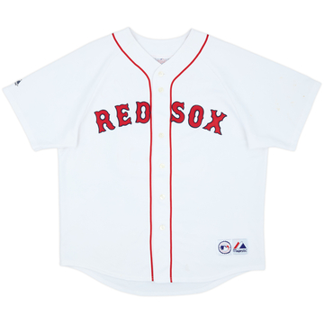 2004-07 Boston Red Sox Schilling #38 Majestic Home Jersey - 6/10 - (XL)