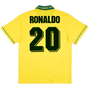 1994 Brazil Home Shirt Ronaldo #20 - 9/10 - (L)