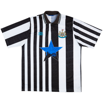 1991-93 Newcastle Home Shirt - 8/10 - (XL)
