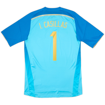 2014-15 Spain GK S/S Shirt I. Casillas #1 (S)
