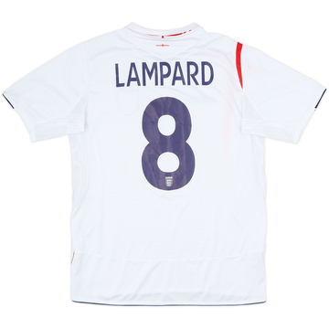 2005-07 England Home Shirt Lampard #8 - 6/10 - (M)