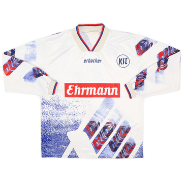 1993-95 Karlsruhe Home L/S Shirt #11 - 6/10 - (S)
