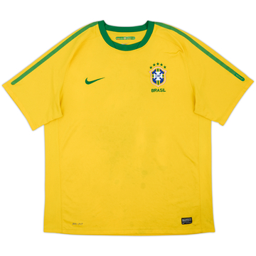 2010-11 Brazil Home Shirt - 4/10 - (XL)