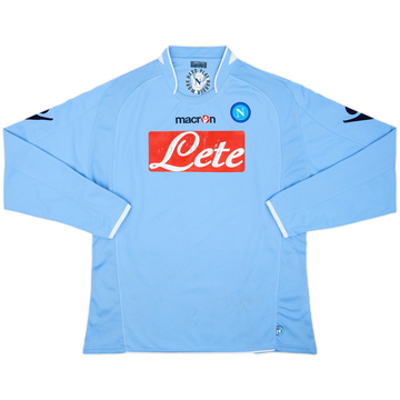 2009-10 Napoli Youth Match Issue Home L/S Shirt #17