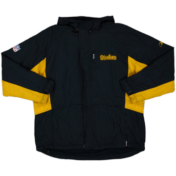 2005-06 Pittsburgh Steelers Reebok Coat - 4/10 - (M)