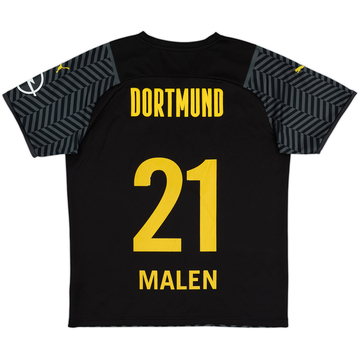 2021-22 Borussia Dortmund Away Shirt Malen #21 - 5/10 - (L)