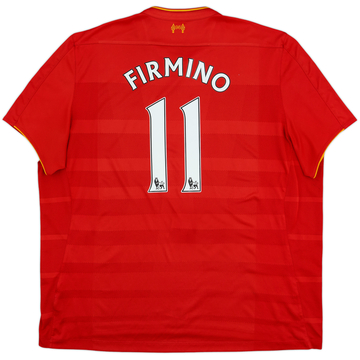 2016-17 Liverpool Home Shirt Firmino #11 - 6/10 - (3XL)
