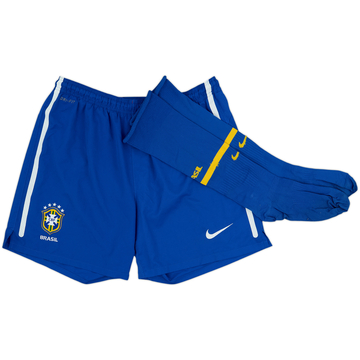 2010-11 Brazil Home Shorts & Socks - 8/10 - (L)