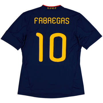 2010-11 Spain Away Shirt Fabregas #10 - 8/10 - (L)