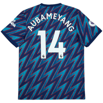 2021-22 Arsenal Third Shirt Aubameyang #14 (M)