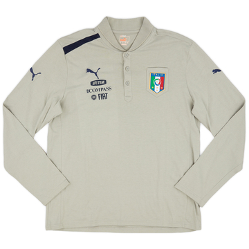 2012-13 Italy Player Issue Polo L/S Shirt - 9/10 - (XL)