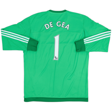 2015-16 Manchester United GK Shirt De Gea #1 - 7/10 - (XL)
