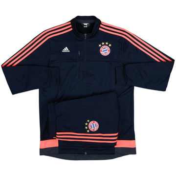 2015-16 Bayern Munich adidas CL Full Tracksuit - 9/10 - (L)