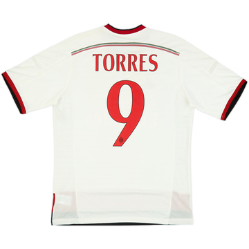 2014-15 AC Milan Away Shirt Torres #9 - 6/10 - (L)