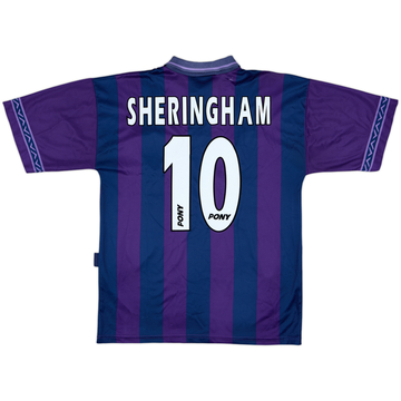 1995-97 Tottenham Away Shirt Sheringham #10 - 6/10 - (L)