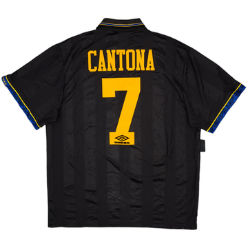 1993-95 Manchester United Away Shirt Cantona #7 - 8/10 - (XL)