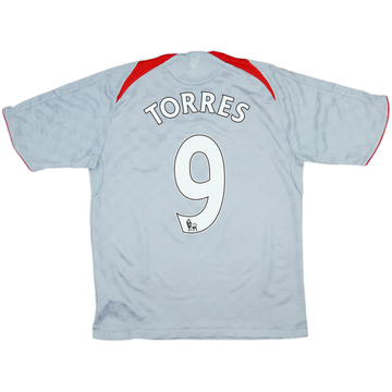 2008-09 Liverpool Away Shirt Torres #9 - 8/10 - (XL.Boys)