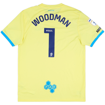 2024-25 Preston North End Match Issue GK Shirt Woodman #1