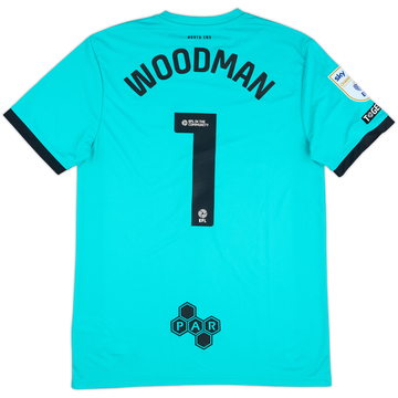2024-25 Preston North End Match Issue GK Shirt Woodman #1