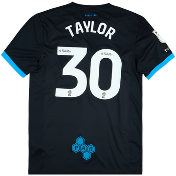 2024-25 Preston North End Match Issue Third Shirt Taylor #30
