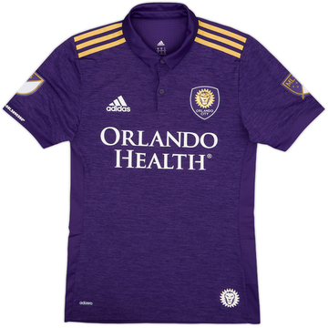 2018 Orlando City Authentic Home Shirt - 10/10 - (S)