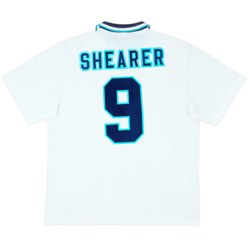 1995-97 England Home Shirt Shearer #9 - 9/10 - (XL)