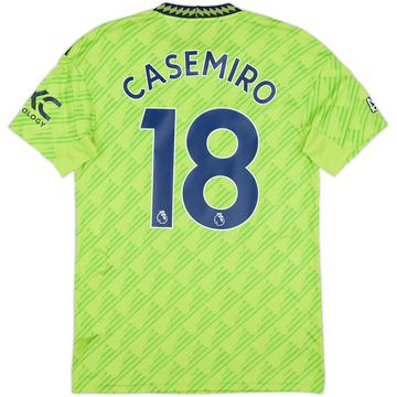 2022-23 Manchester United Third Shirt Casemiro #18 - 8/10 - (S)