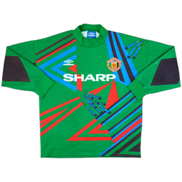 1992-93 Manchester United GK Shirt #1 - 8/10 - (M)
