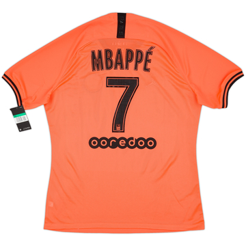 2019-20 Paris Saint-Germain Away Shirt Mbappe #7 (XL)