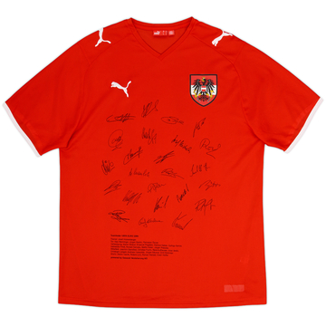 2008-09 Austria 'Signed' Home Shirt - 8/10 - (L)