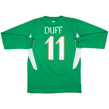 2004-06 Ireland Home L/S Shirt Duff #11 - 8/10 - (M)