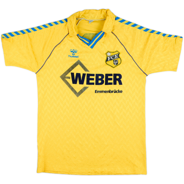1986-89 Emmenbrucke Match Issue Home Shirt #6