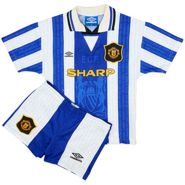 1994-96 Manchester United Third Full Kit - 7/10 - (S.Boys)